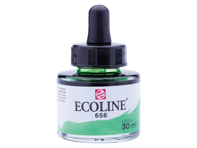 Ecoline akvarellfärg / färgtusch 30 ml - 656 Forest Green