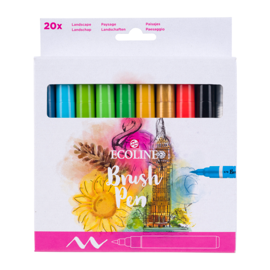 Ecoline Brush Pen set 20