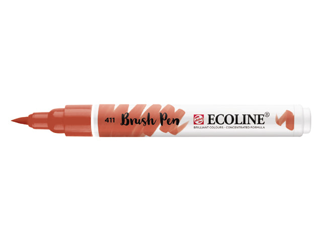 Ecoline Brush Pen penselpenna - 411 Burnt Sienna