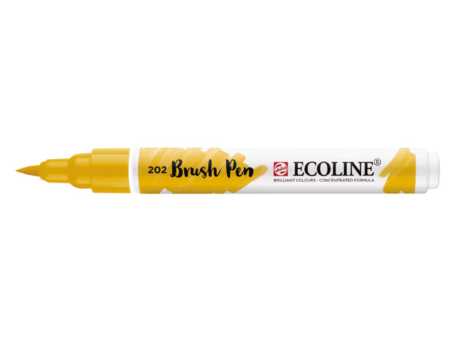 Ecoline Brush Pen penselpenna - 202 Deep Yellow