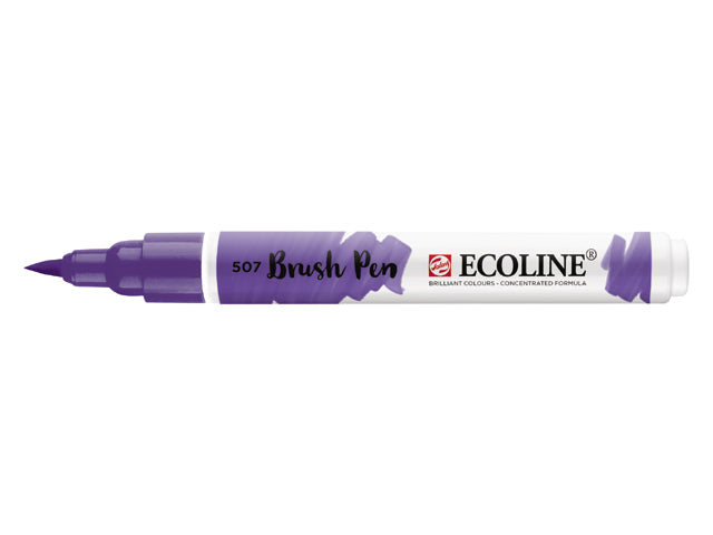 Ecoline Brush Pen penselpenna - 507 Ultramarine Violet