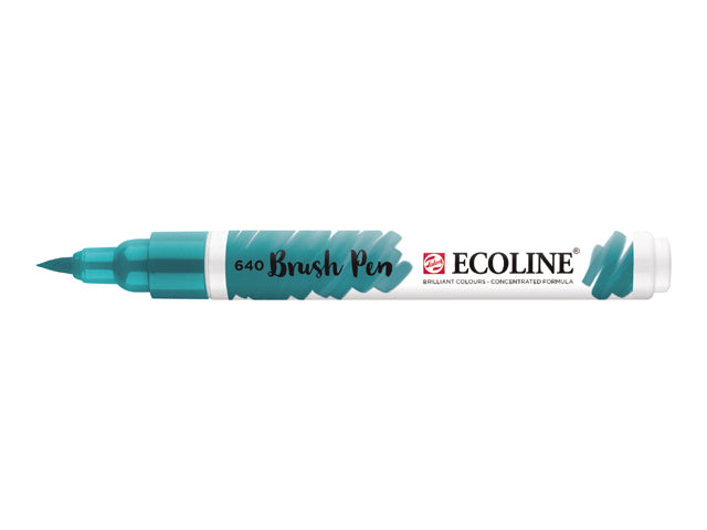 Ecoline Brush Pen penselpenna - 640 Bluish Green