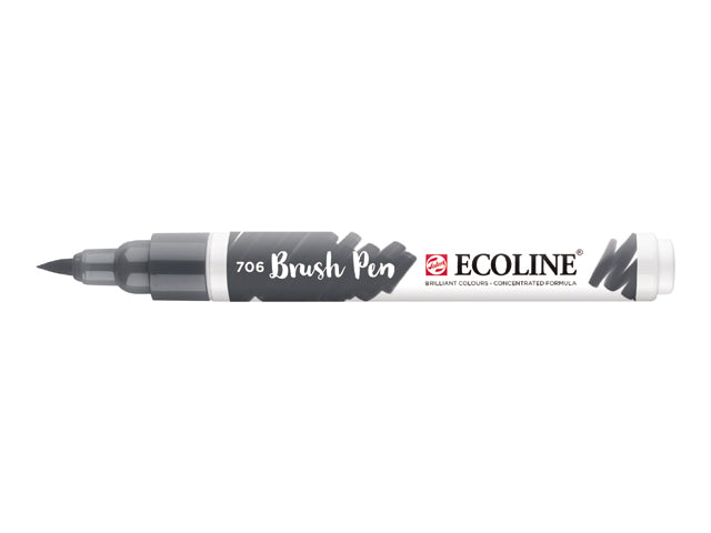 Ecoline Brush Pen penselpenna - 706 Deep Grey