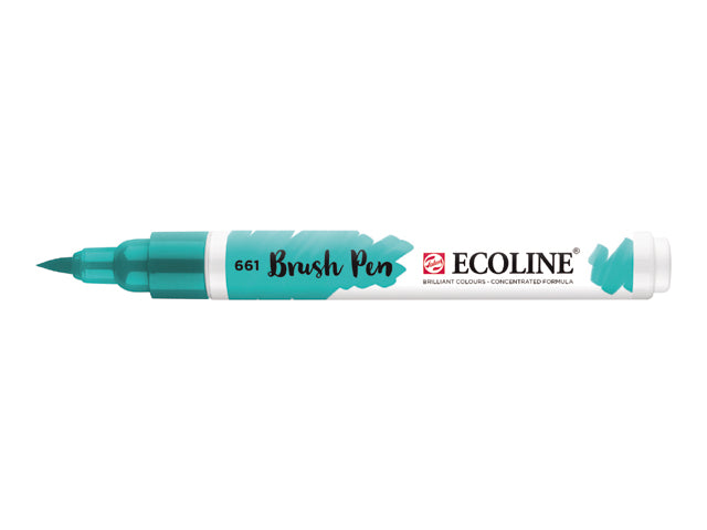 Ecoline Brush Pen penselpenna - 661 Turquoise Green