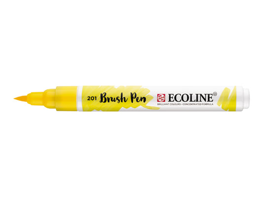 Ecoline Brush Pen penselpenna - 201 Light Yellow