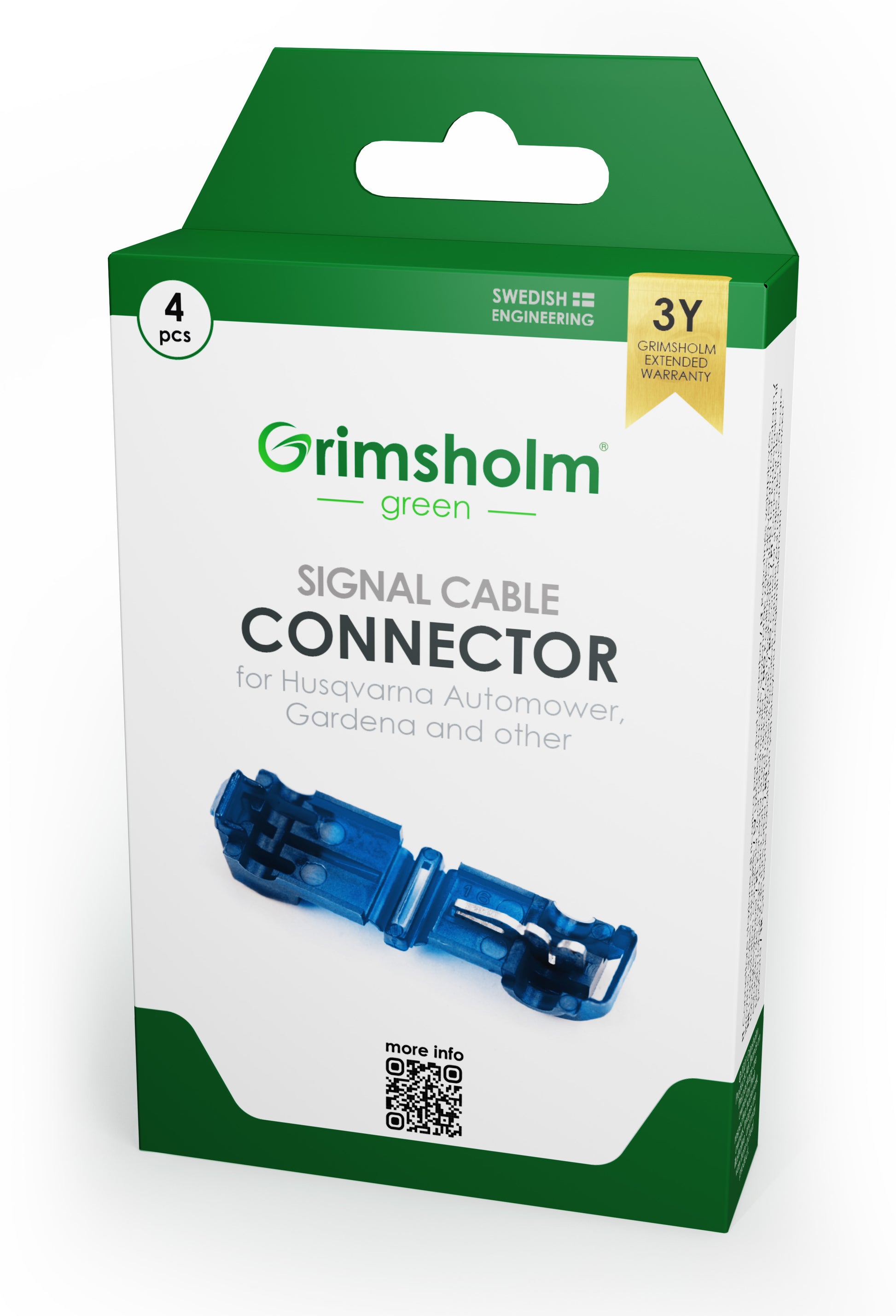 Anslutningskontakt laddstation, 4-pack
