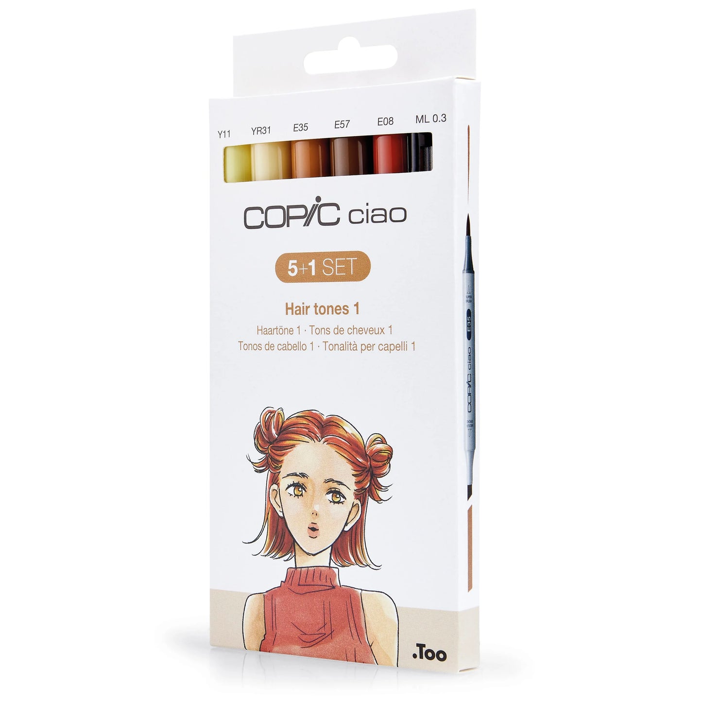 Copic Ciao Set 5+1 Hårfärger  2