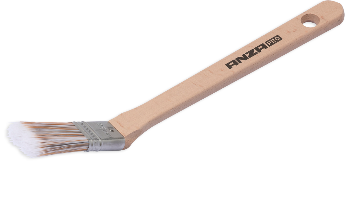 Anza Pro Super Soft Kort Vinkelpensel Trä 50 mm