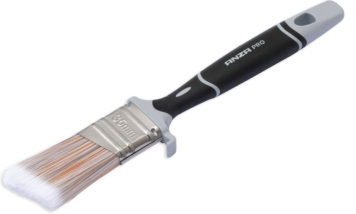 Anza Pro Super Soft Snedställd Lackpensel Ergo 50 mm