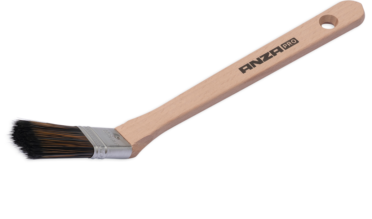 Anza Pro Super Effective Kort Vinkelpensel Trä 50 mm