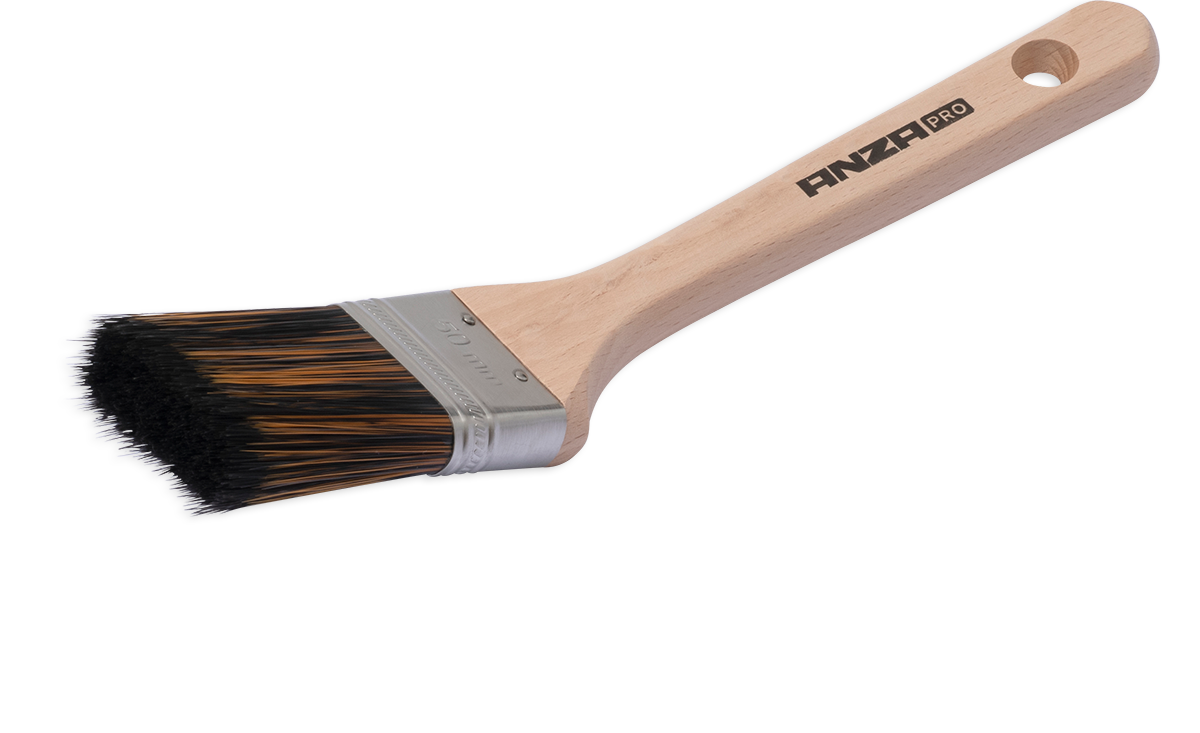 Anza Pro Super Effective XT Kort Vinkelpensel Trä 50 mm