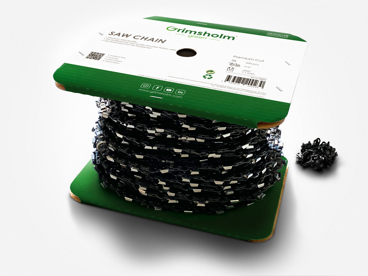 Motorsågskedja Premium Cut 600 DL 1/4” NK .043”/1.1mm
