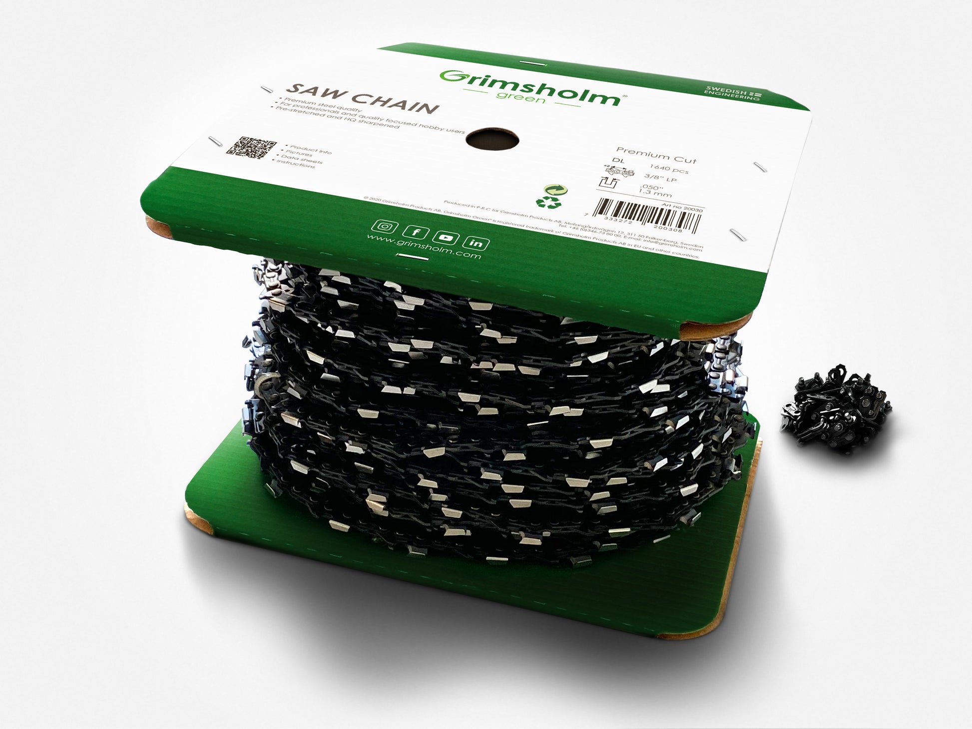 Motorsågskedja Premium Cut 1640 DL 3/8” Low Profile, .050”/1.3mm
