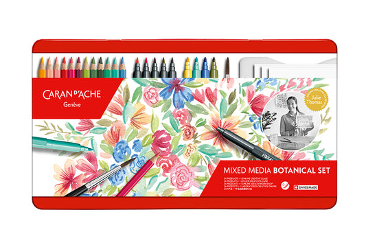 Mixed media set Caran d´Ache Botanical