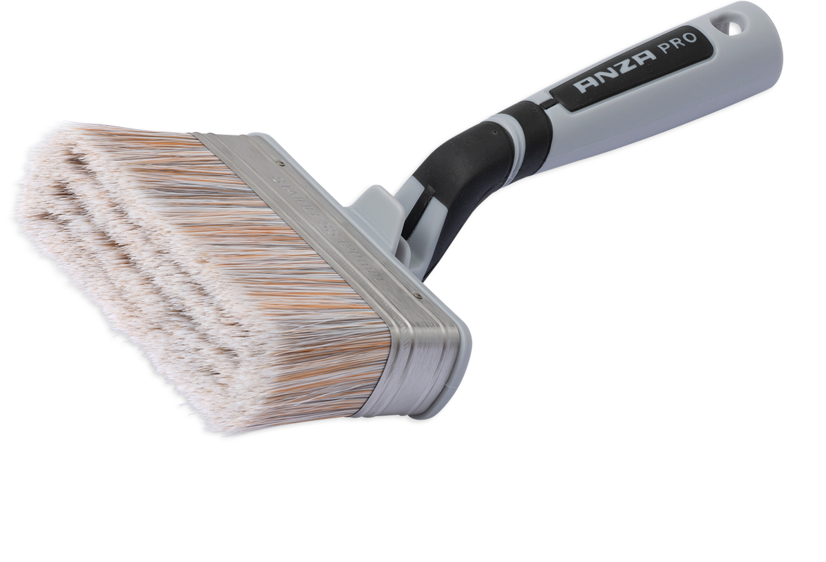 Anza Pro Super Soft Vinklad Fasadpensel Ergo 120 mm