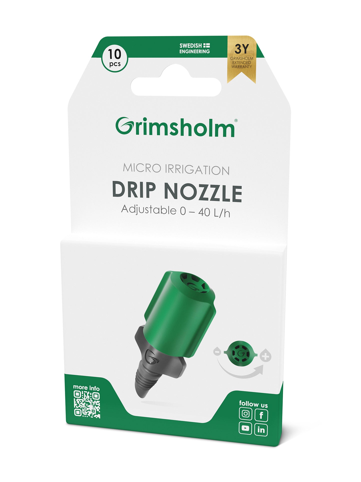 Dropp-munstycke, 10 st