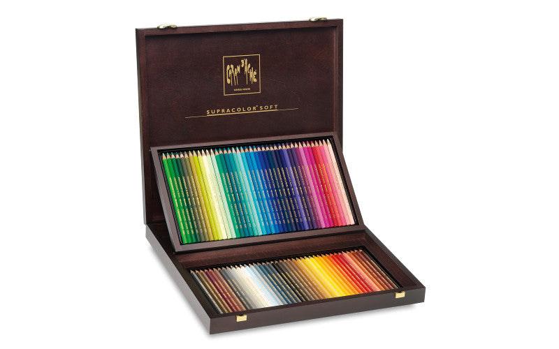 Akvarellpenna Caran d´Ache Artist´ Träskrin Supracolor 80pennor 480