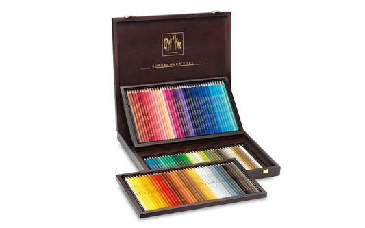 Akvarellpenna Caran d´Ache Artist´ Träskrin Supracolor 120pennor 920