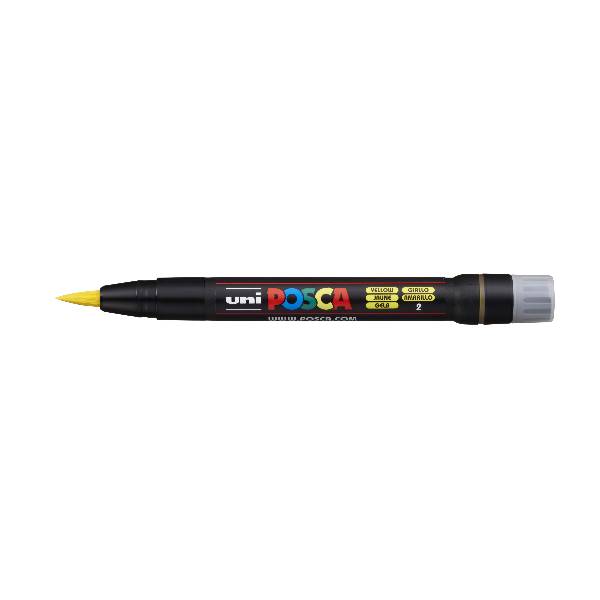 POSCA Brush PCF-350 (1–10 mm) 44 yellow
