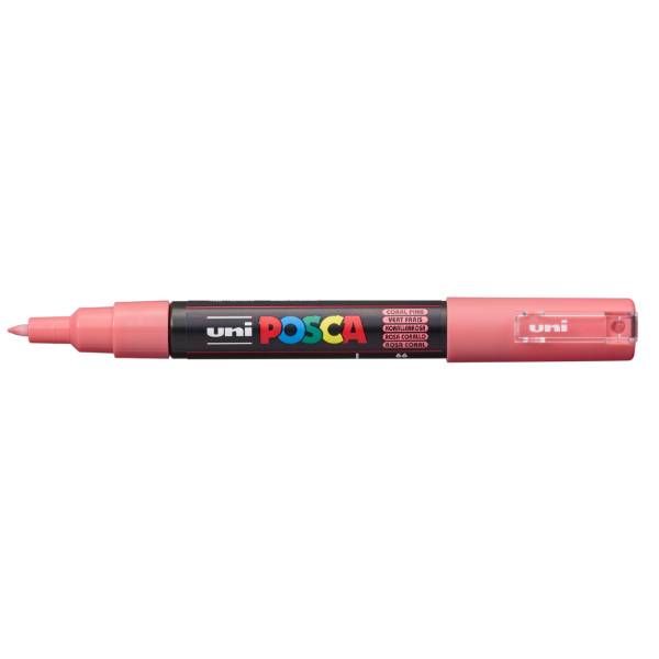 UNI POSCA Marker PC-1MC (0,7–1,0 mm) – 335 coral pink