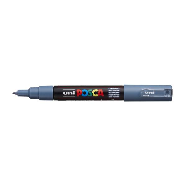 UNI POSCA Marker PC-1MC (0,7–1,0 mm) – 96 slate grey