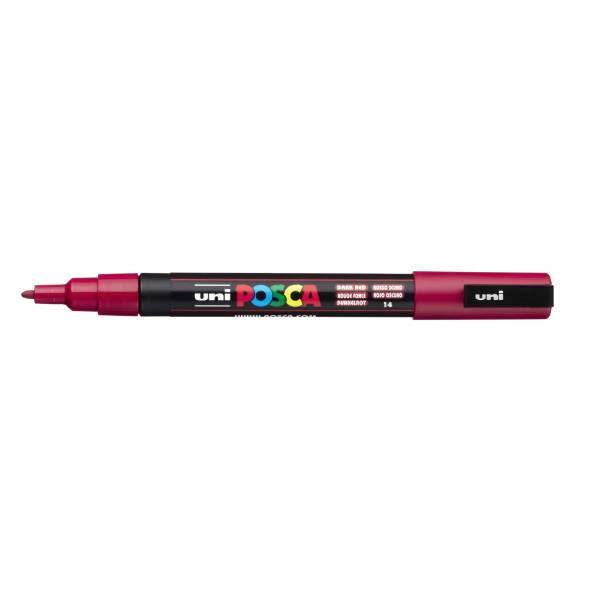 POSCA PC-3M 14 dark red