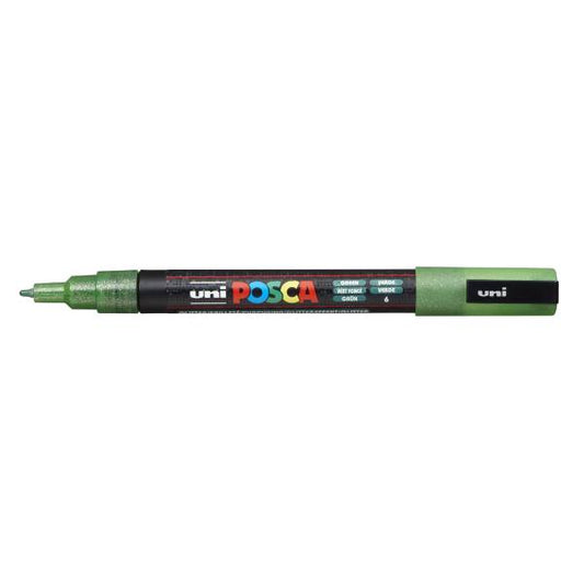 POSCA PC-3ML Glitter (0,9–1,3 mm) 36 green glitter