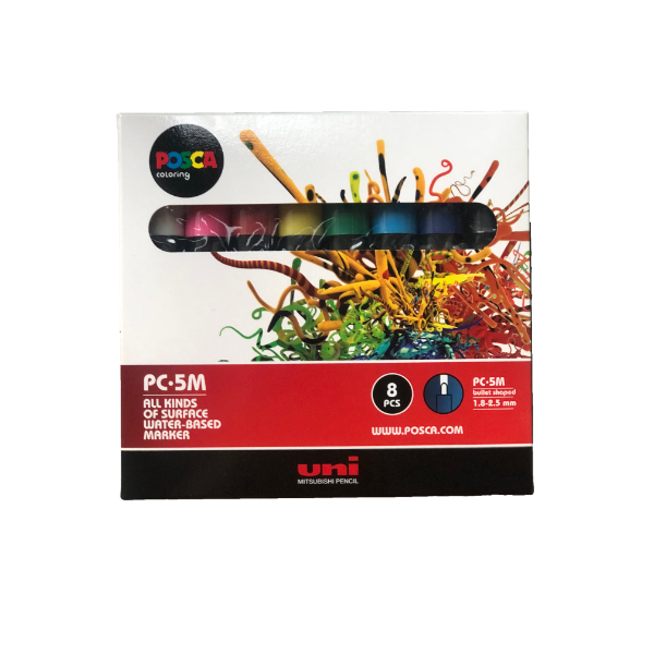 POSCA PC-5M set PC-5M 8-pack Soft
