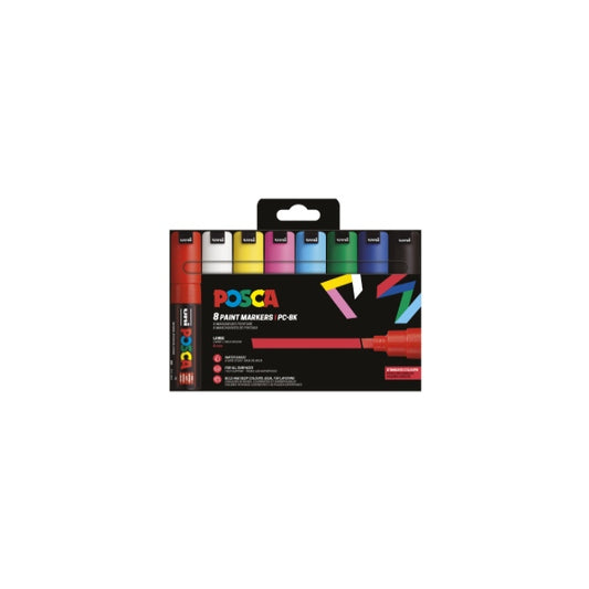 POSCA PC-8K set – PC-8K 8-pack Basic