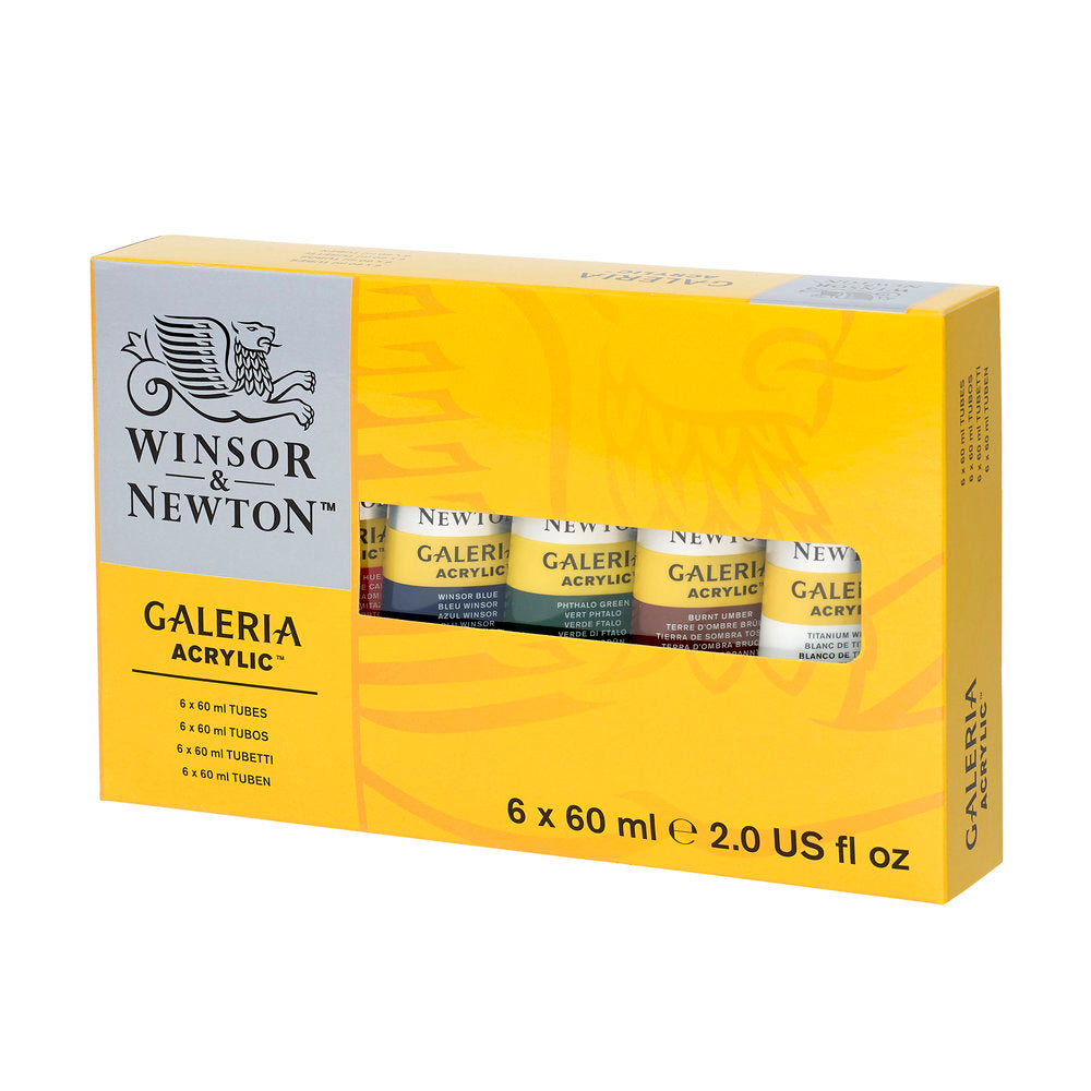 Winsor & Newton Galeria Akrylfärgset 6×60 ml
