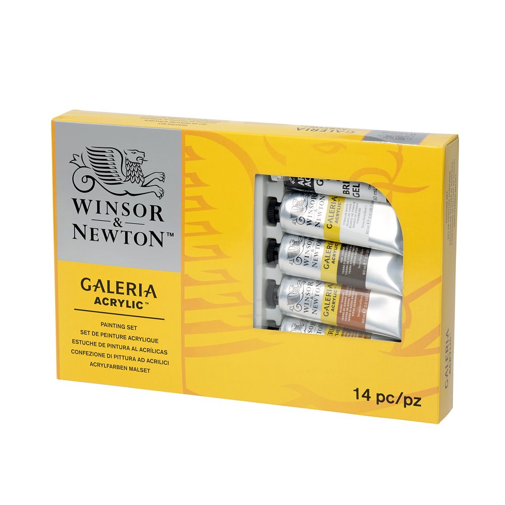 Winsor & Newton Galeria Complete Painting Set 9×60 ml