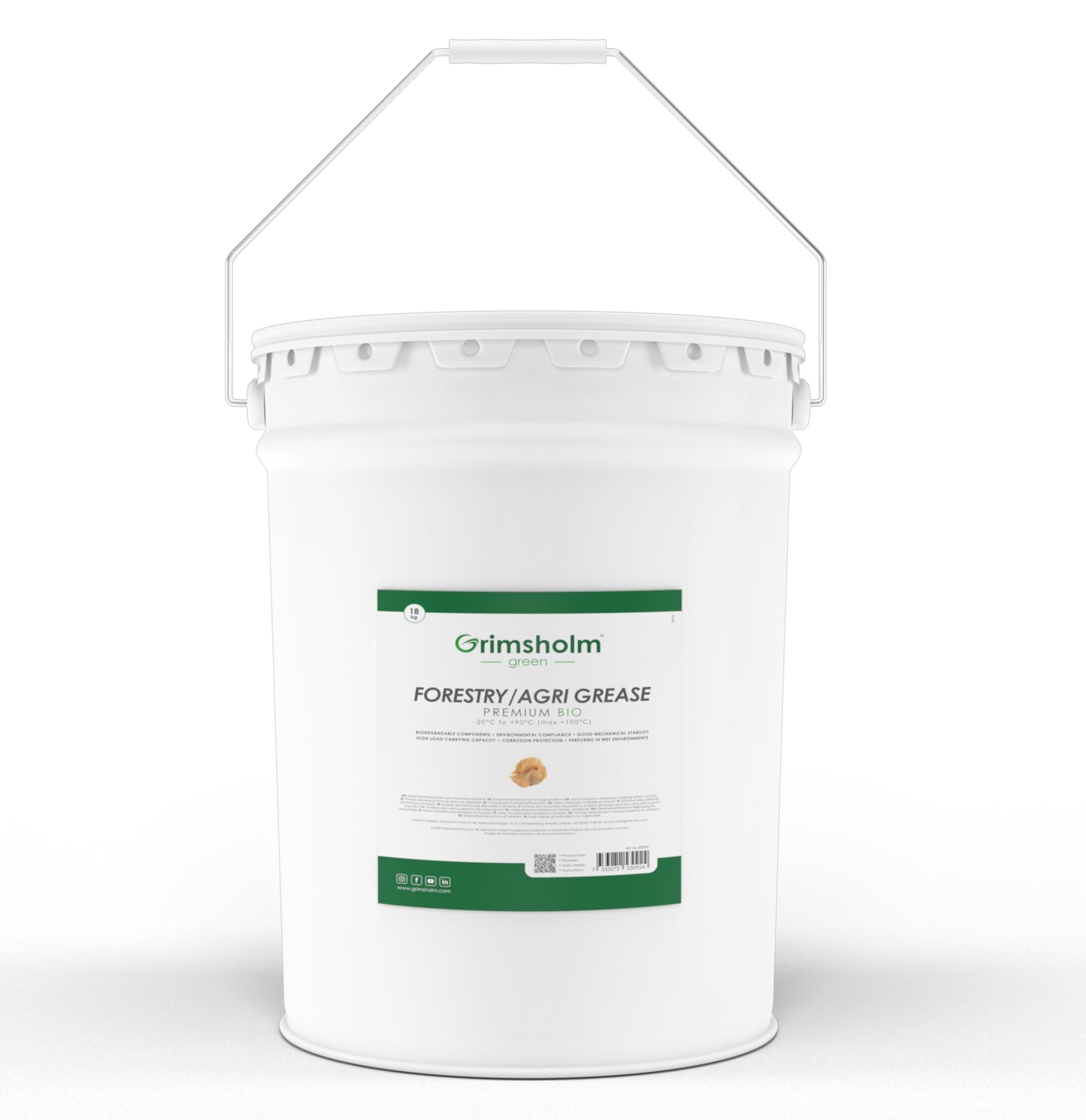 Skog/Agri-fett Premium bio, 18 kg