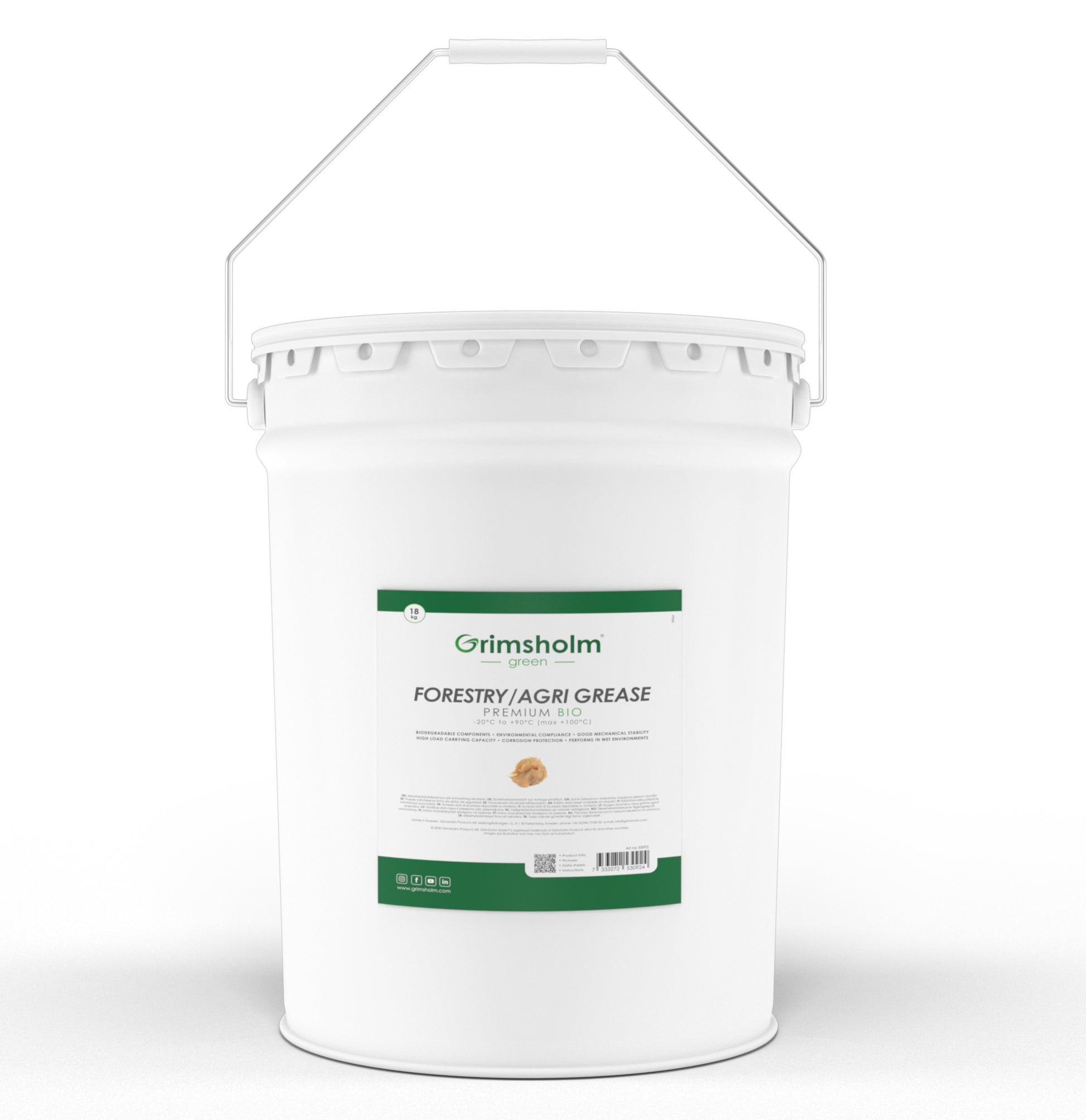 Skog/Agri-fett Premium bio, 18 kg