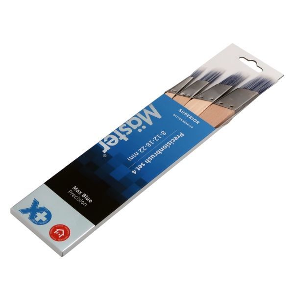 Streckpenselset Superior Pro Max Blue (4-pack)