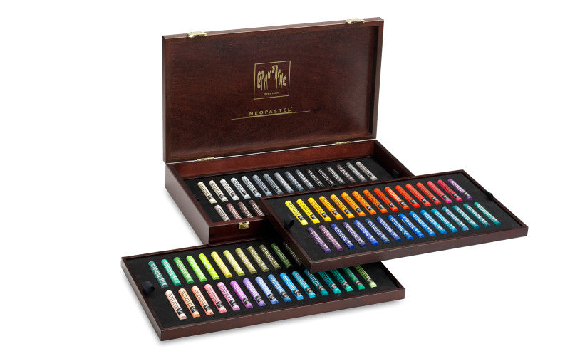 Oljepastell Caran d´Ache Artist´ Träskrin 96 Neopastel 996