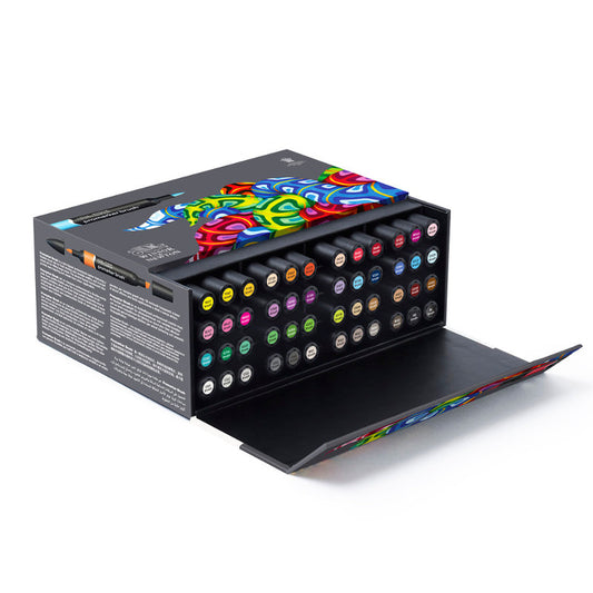 Winsor & Newton Promarker Brush 6 Pastel Tones + Blender (Set)