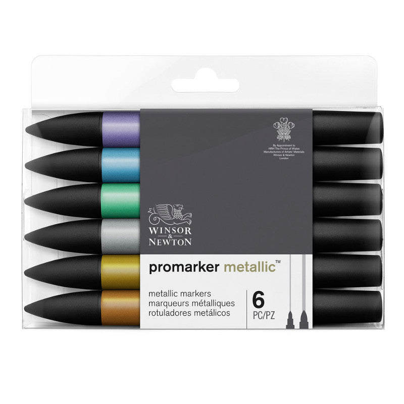 ProMarker set Winsor & Newton Metallic markers 6 set