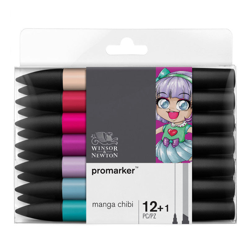 ProMarker set Winsor & Newton 12+ 1 Manga chibi 0290054