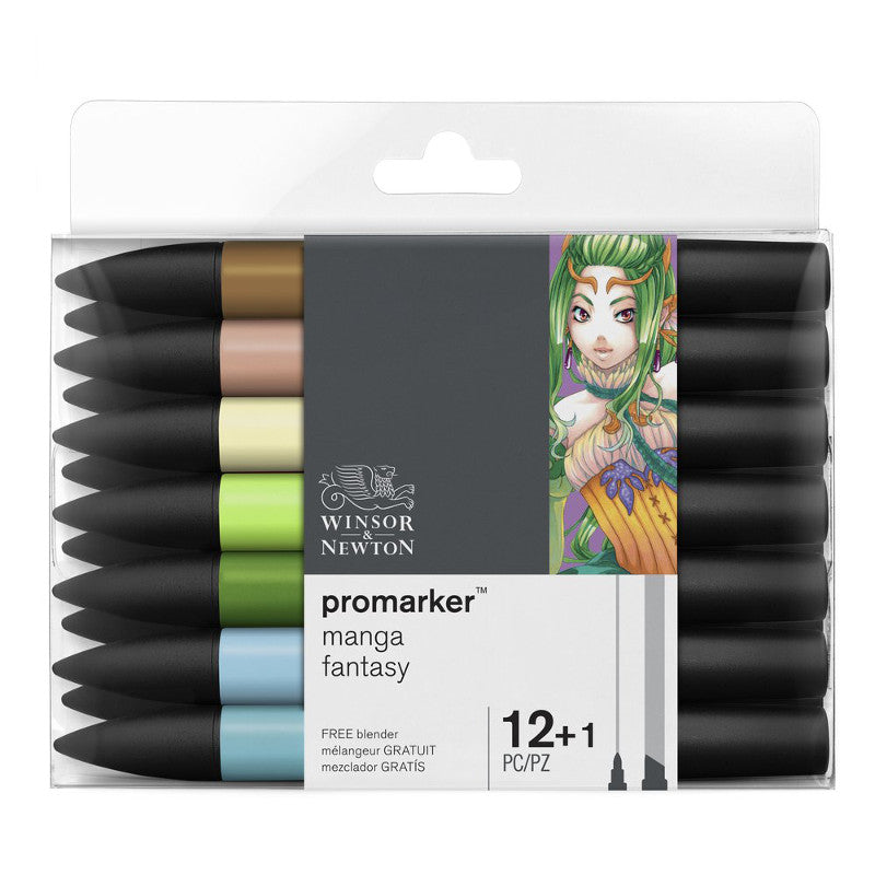 ProMarker set Winsor & Newton 12+ 1 Manga fantasy 0290055