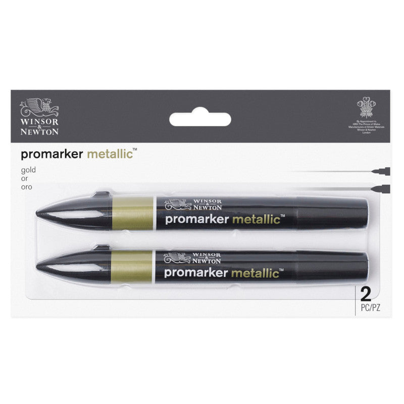 ProMarker set Winsor & Newton Metallic Gold x2