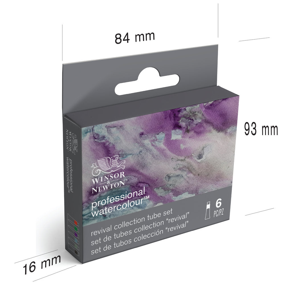Winsor & Newton Professional Akvarell – Revival Collection 6st 5ml tuber