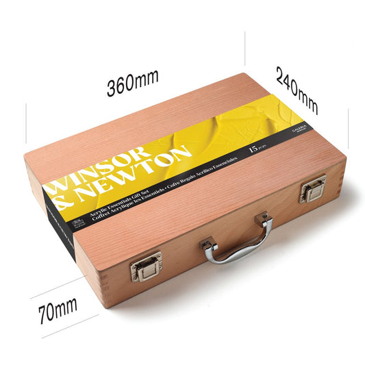 Winsor & Newton Galeria Wooden Set (trälåda) 15 delar