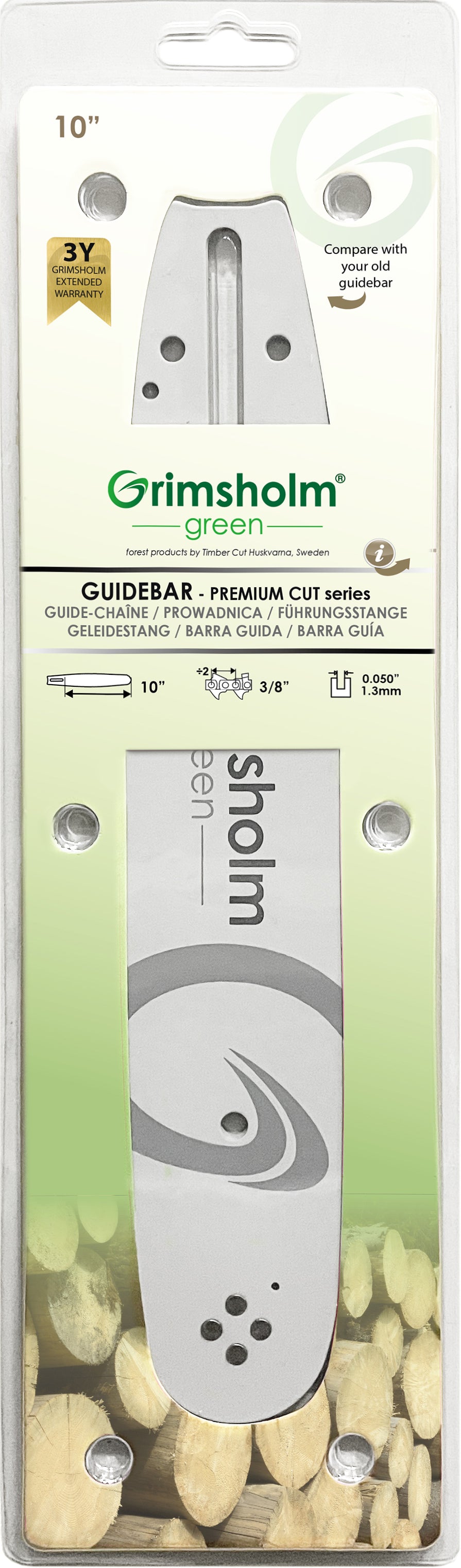 Motorsågssvärd Premium Cut 10" 3/8" .050"/1.3mm (för Husqvarna)