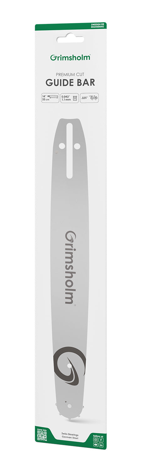 Motorsågssvärd Premium Cut 14" .325" .043"/1.1mm (för Husqvarna)
