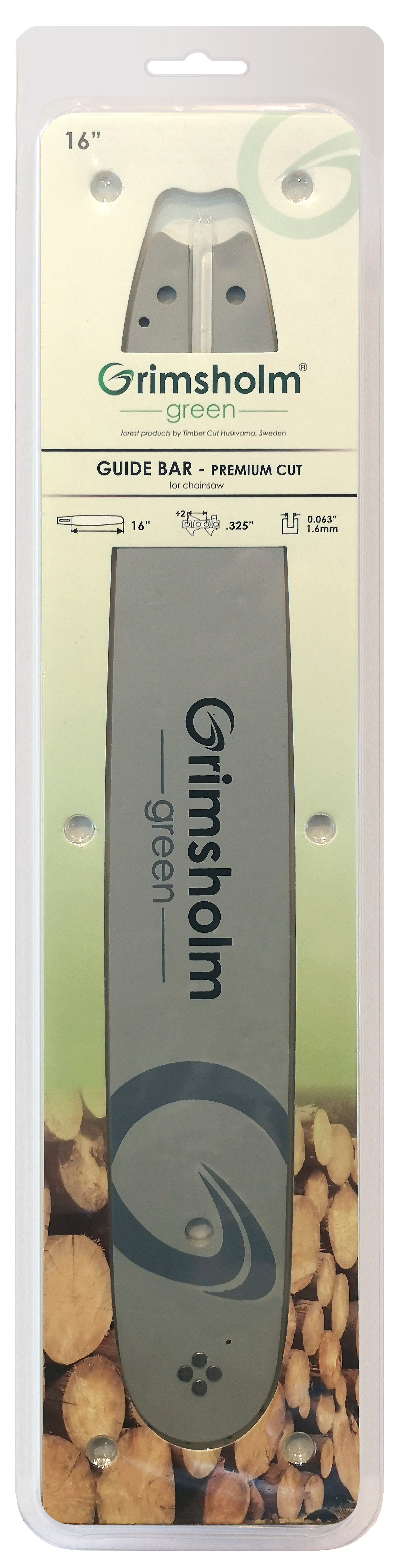 Motorsågssvärd Premium Cut 16" .325" .063"/1.6mm (för Stihl)