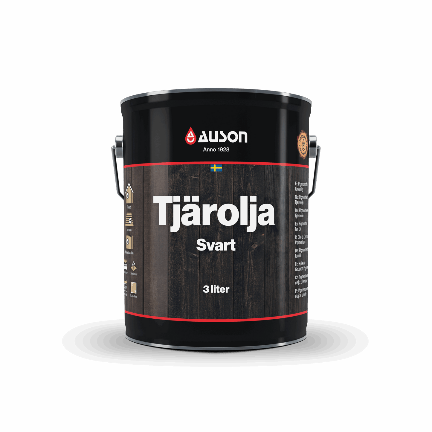 Auson Tjärolja Svart pigmenterad