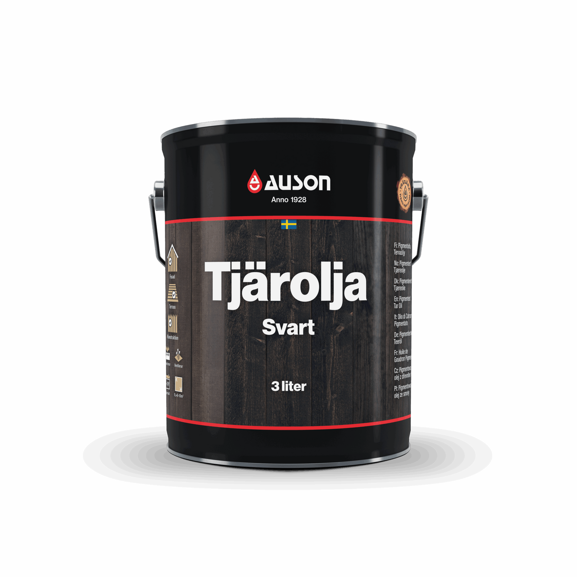 Auson Tjärolja Svart pigmenterad