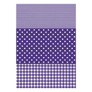 Decopatch papper - Purple Dots (C488)
