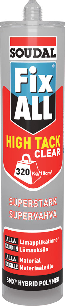 Soudal Fix ALL High Tack Clear kristallklar 290 ml