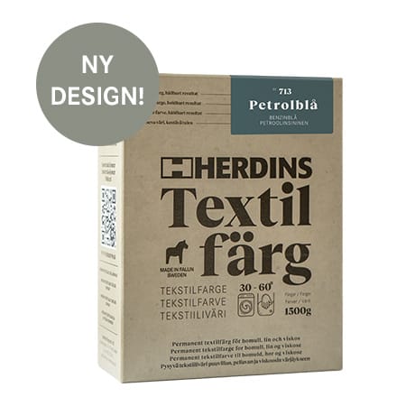 Herdins Textilfärg förpackning